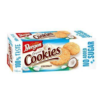 Bergen Original Cookies (130 g, coconut) 24303-01 фото