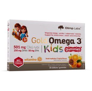 OLIMP Gold Omega 3 Kids (30 gummies, tropical) 24484-01 фото