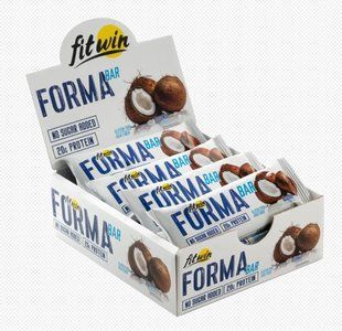 Бокс 12 штук FORMA BAR, БЕЗ ЦУКРУ Кокос 60 г 33% 4820273230289 фото