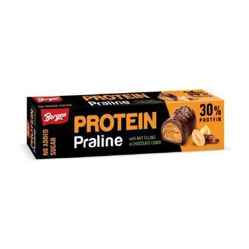 Bergen Protein Praline (50 g, nut filling in chocolate cover) 24305-01 фото