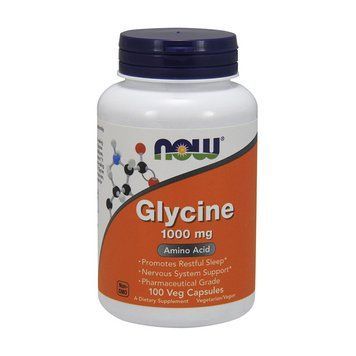 NOW Glycine 1000 mg (100 cap) 07668-01 фото