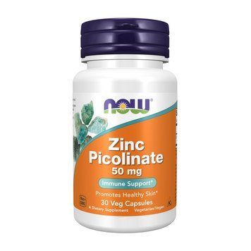NOW Zinc Picolinate 50 mg (30 caps) 23507-01 фото