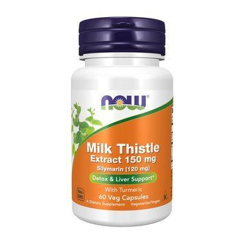 NOW Milk Thistle Extract 150 mg (60 veg caps) 10158-01 фото