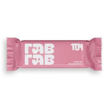 TOM peanut butter Батомчик кеш'ю-журавлина (45 g) 23811-01 фото