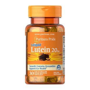 Puritan's Pride Lutein 20 mg (30 softgels) 09265-01 фото
