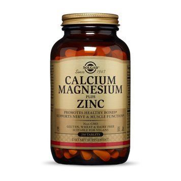 Solgar Calcium Magnesium plus Zinc (250 tab) 18172-01 фото