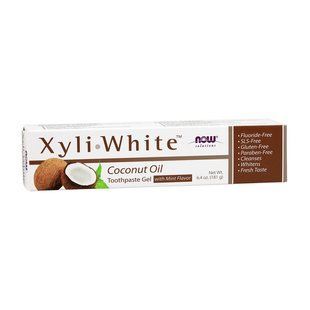NOW XyliWhite Coconut Oil Toothpaste Gel (181 g, mint) 21756-01 фото