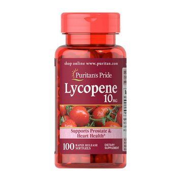 Puritan's Pride Lycopene 10 mg (100 softgels) 19708-01 фото