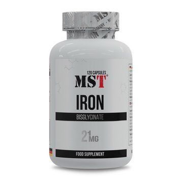 MST Iron Bisglycinate 21 mg (120 caps) 23326-01 фото