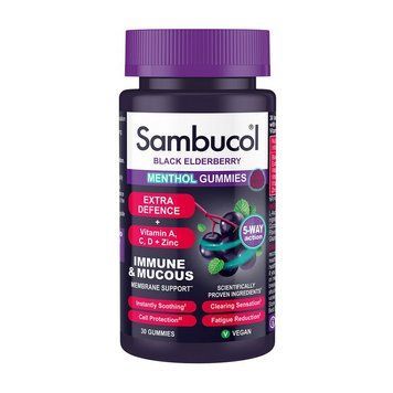 Sambucol Black Elderberry Immune & Mucous (30 gummies) 23956-01 фото