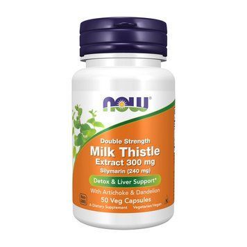 NOW Milk Thistle Extract 300 mg (50 veg caps) 10400-01 фото