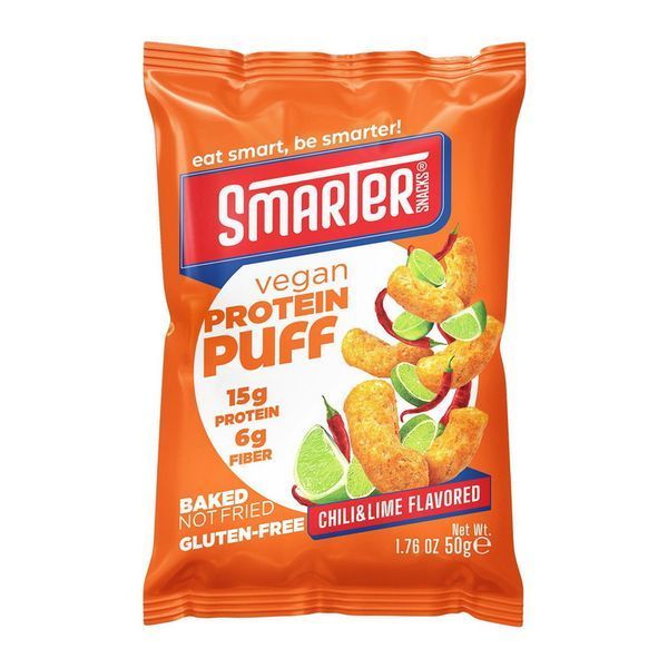 Smarter Snacks Vegan Protein Puff (50 g, chili & lime) 24414-01 фото Smarter Snacks Vegan Protein Puff (50 g, chili & lime) 24414-01 фото